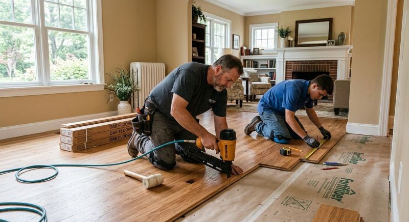 Hardwood Floor Installation in Sterling, VA