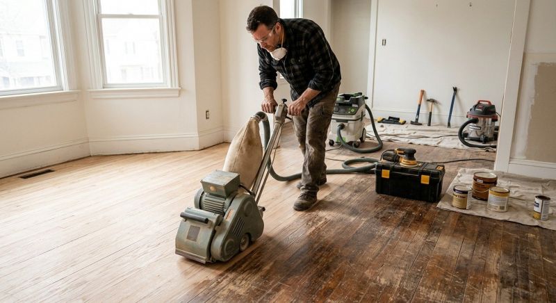 Hardwood Floor Renovation in Leesburg, VA