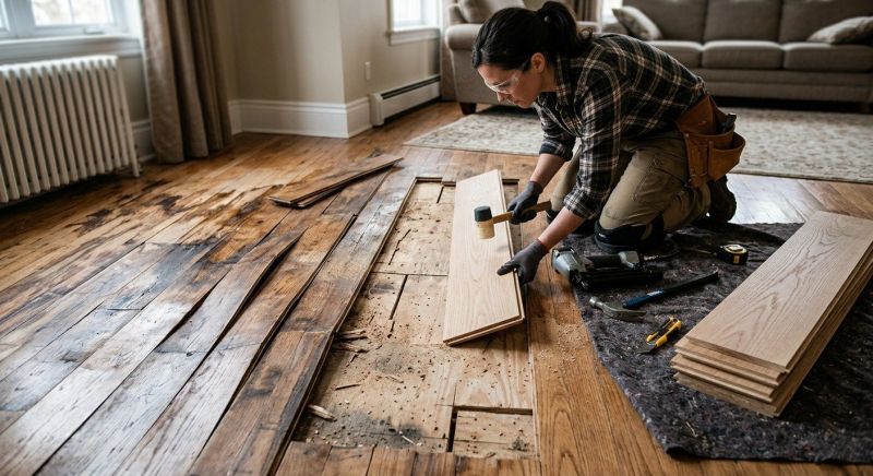 Hardwood Installation in Middleburg, VA