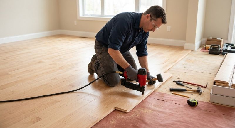 Maple Flooring Installation in Ashburn, VA