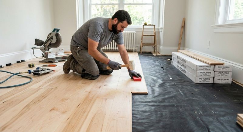 Maple Flooring Installation in Great Falls, VA