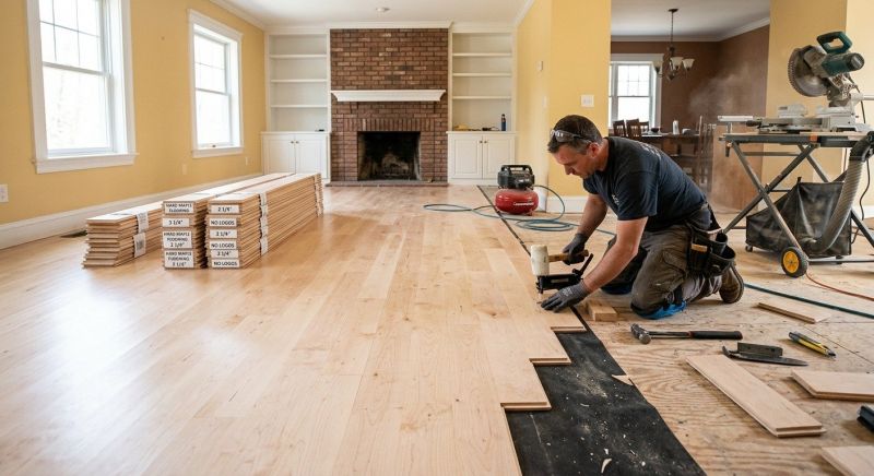 Maple Flooring Installation in Shepherdstown, WV