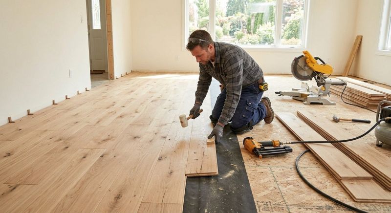 Oak Floor Installation in Boyds, MD