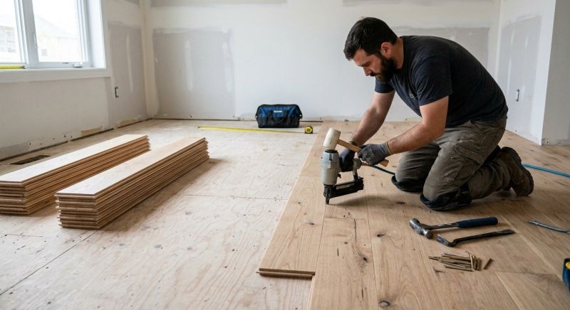 Oak Floor Installation in Clarke County, VA