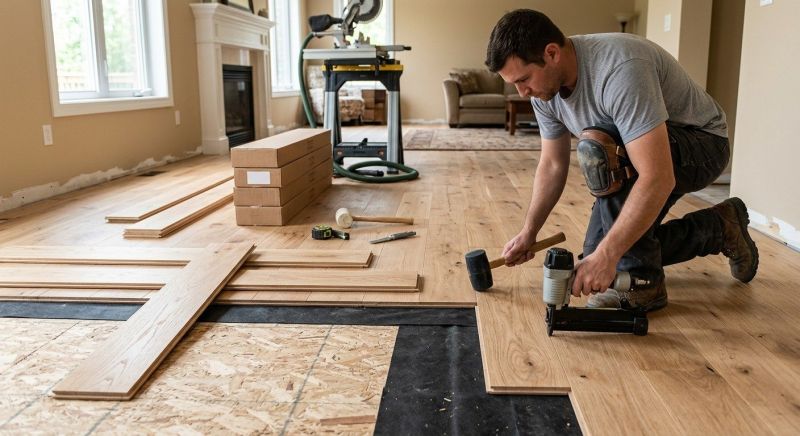 Oak Floor Installation in Clarke County, VA