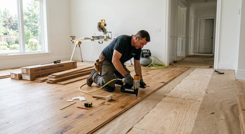 Oak Floor Installation in Great Falls, VA