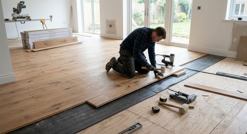 Oak Floor Installation in Middleburg, VA