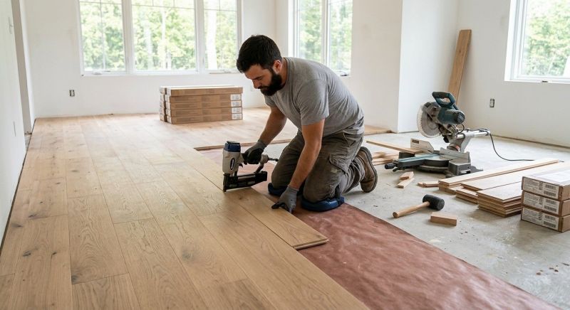Oak Floor Installation in Ranson, WV