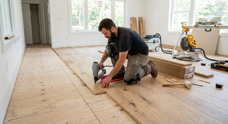 Oak Floor Installation in Rohrersville, MD