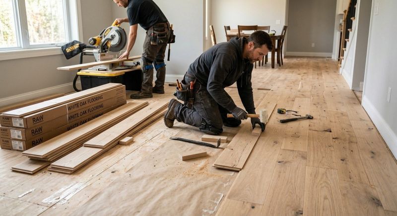Oak Floor Replacement in Leesburg, VA