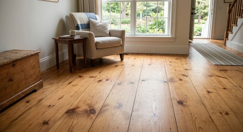 Pine Floor Installation in Leesburg, VA