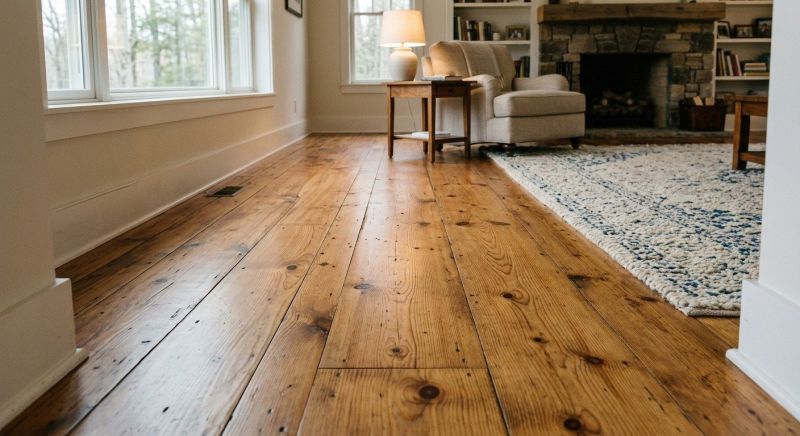 Pine Floor Installation in Leesburg, VA