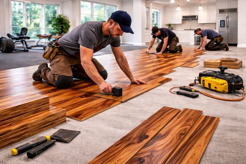 Teak Flooring Installation in Leesburg, VA