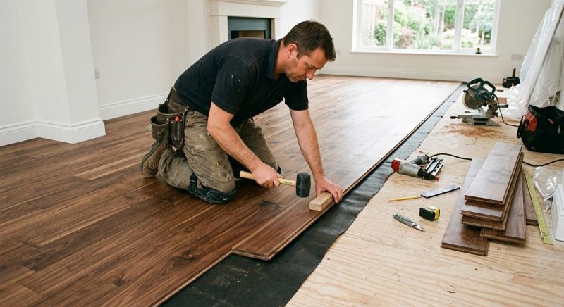 Walnut Flooring Installation in Leesburg, VA