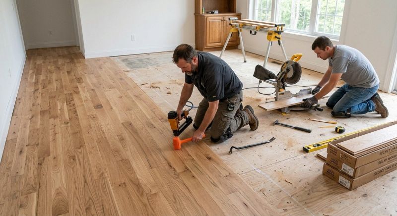 Wood Floor Replacement in Potomac, MD