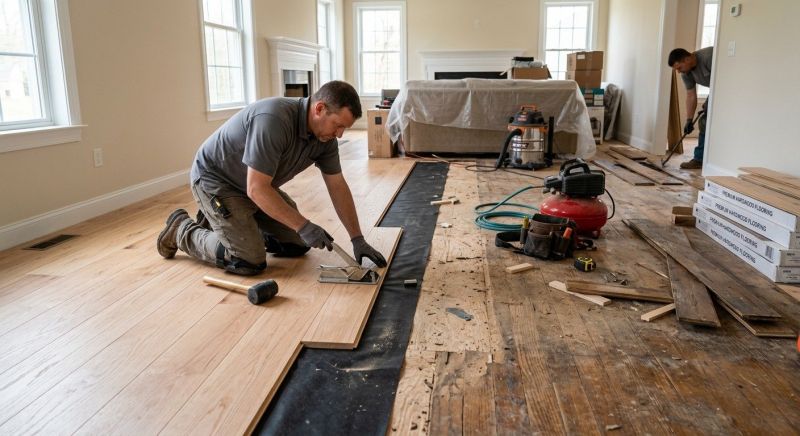 Wood Flooring Replacement in Chantilly, VA